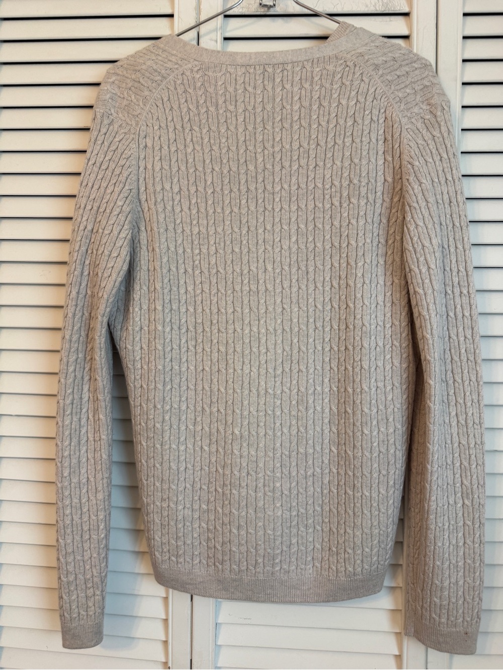 Brooks Brothers Top & Cardigan Sweater Set Silk Cashmere Pointelle Gray Large - Picture 4 of 8